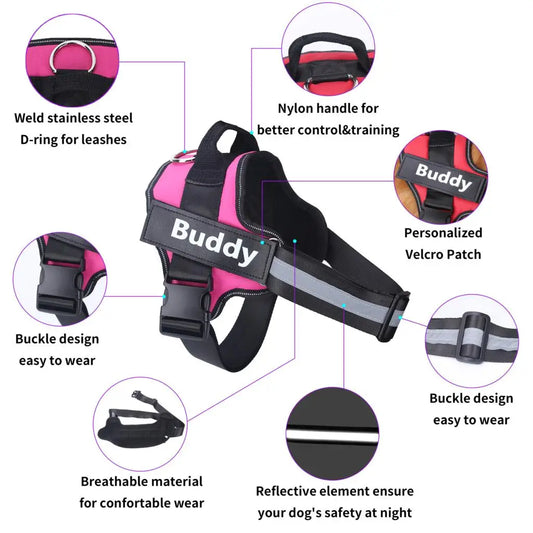 ID custom dog Harness