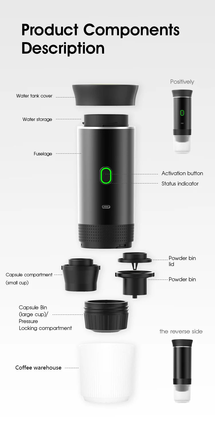 Portable espresso machine