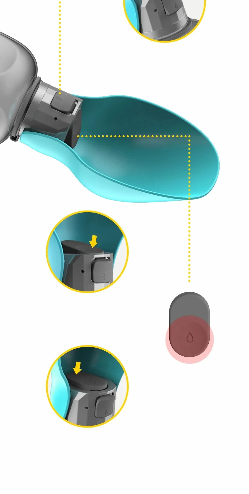Portable Dog Water Bottle